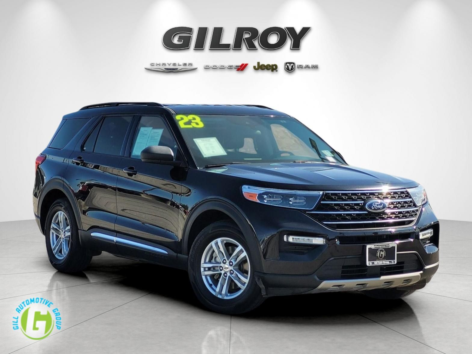 Black Metallic 2023 Ford Explorer SUV / Crossover Rear-Wheel Drive Automatic