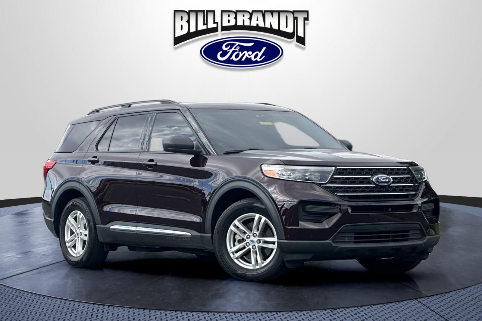 Red Metallic 2022 Ford Explorer SUV / Crossover Rear-Wheel Drive Automatic