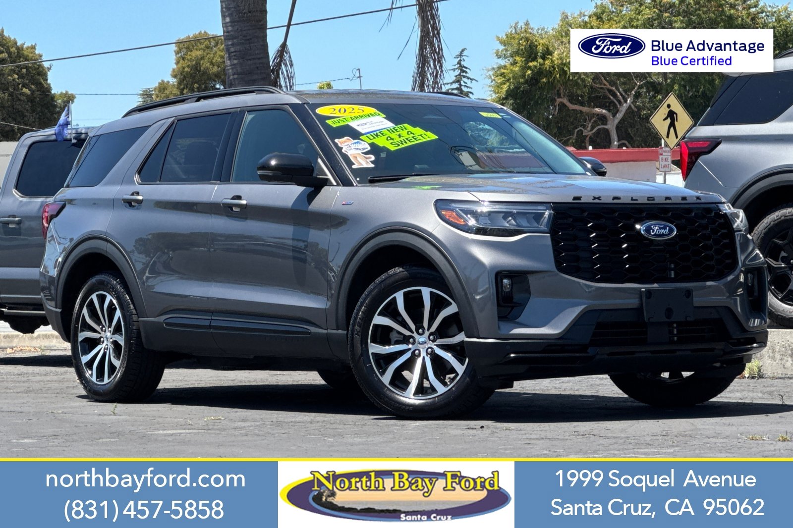 Gray Metallic 2025 Ford Explorer SUV / Crossover All-Wheel Drive Automatic