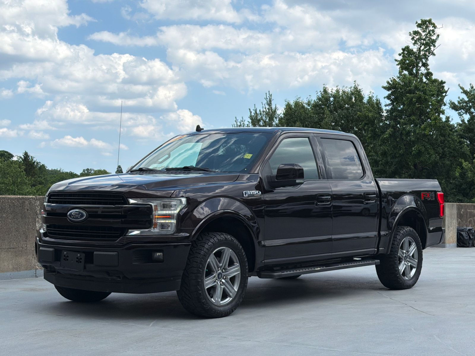 Magma Red 2019 Ford F-150 Lariat SuperCrew 4WD Pickup Truck Four-Wheel Drive Automatic
