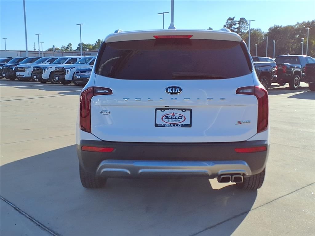 2021 Kia Telluride S White at Joe Myers Mazda Kia