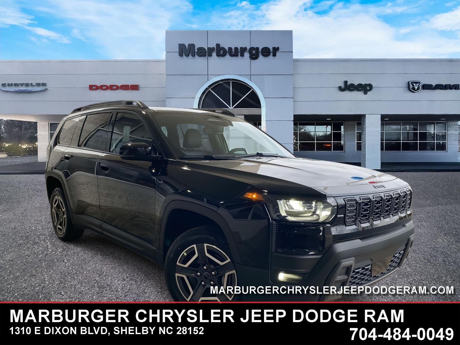 diamond black crystal pearlcoat 2026 Jeep Cherokee Limited 4WD SUV / Crossover Four-Wheel Drive Continuously Variable Transmission