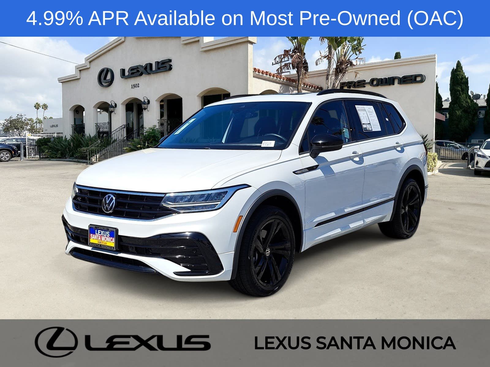 Opal White 2023 Volkswagen Tiguan SUV / Crossover Front-Wheel Drive 8-Speed Automatic