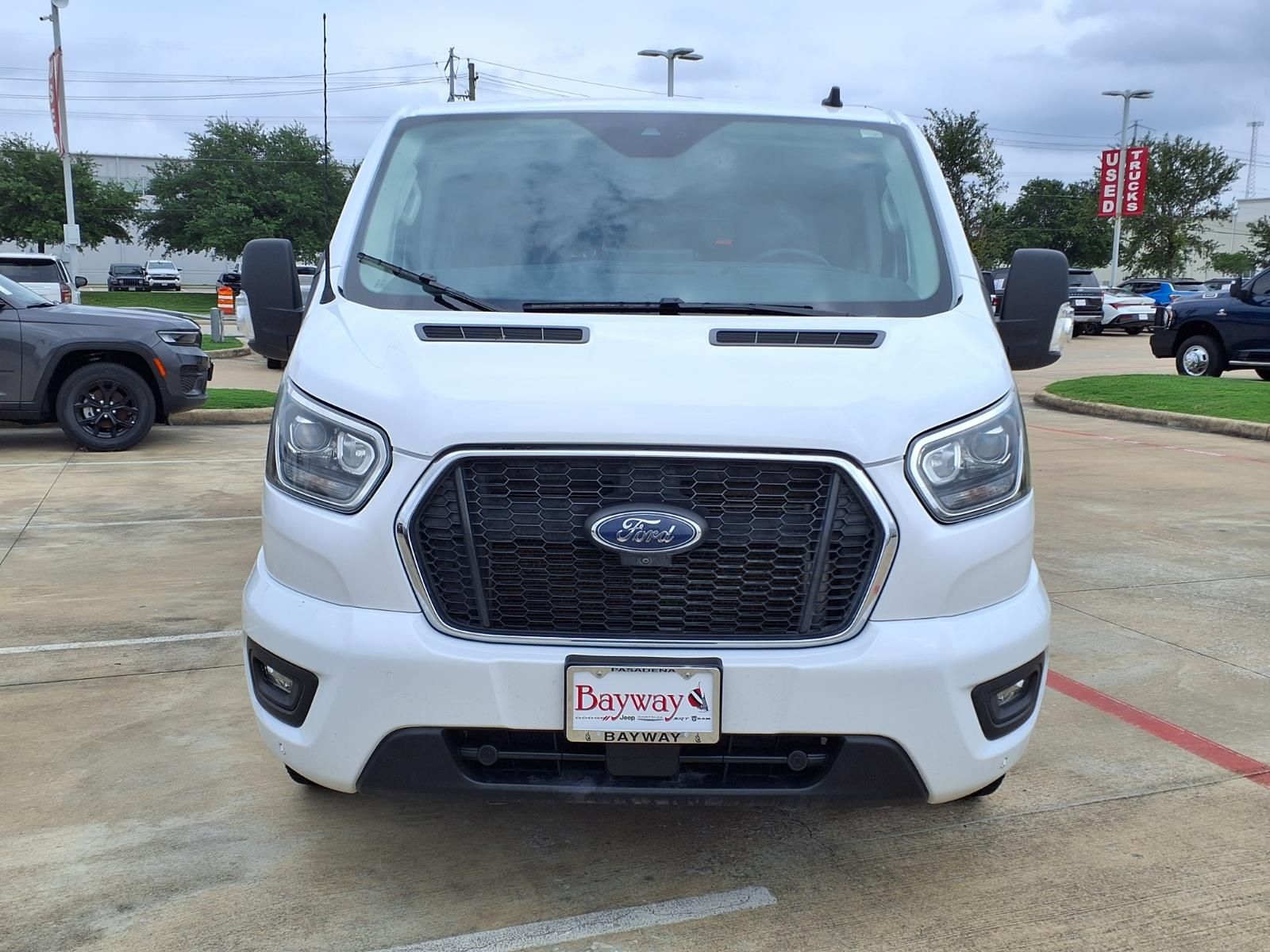 2023 Ford Transit-350 XLT White at North Houston Mitsubishi
