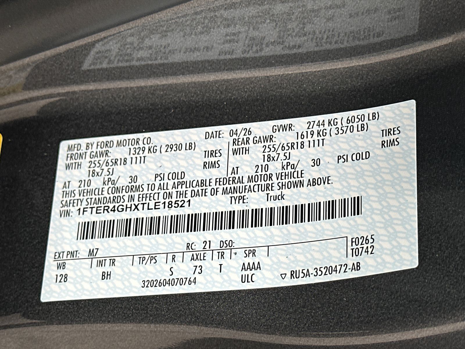New 2026 Gray Ford XLT image 33