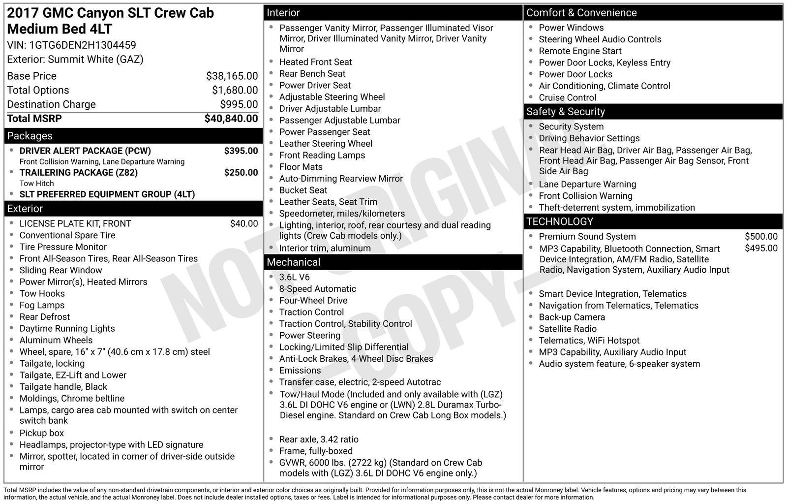 Used Car 2017 Gmc Canyon  Slt For Sale Under $20,000 In Austin, Texas