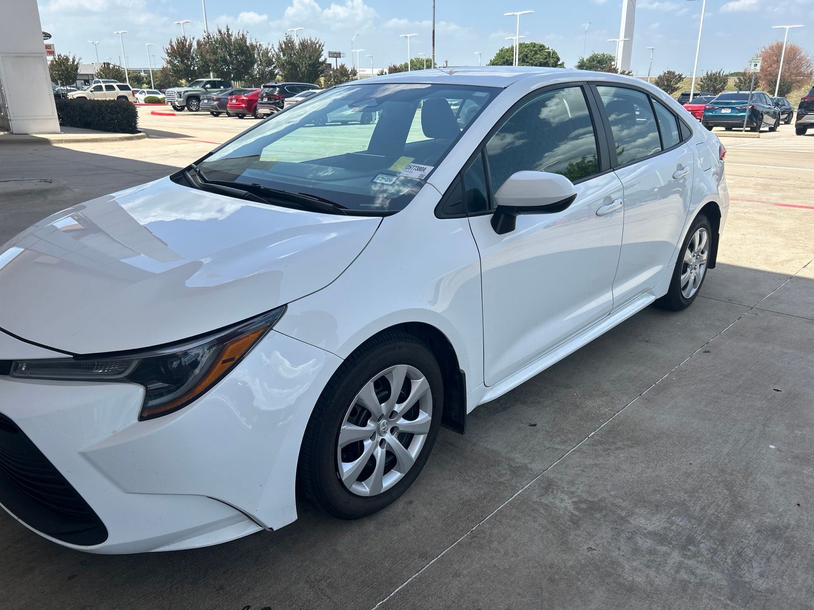 Used 2024 White Toyota LE image 28