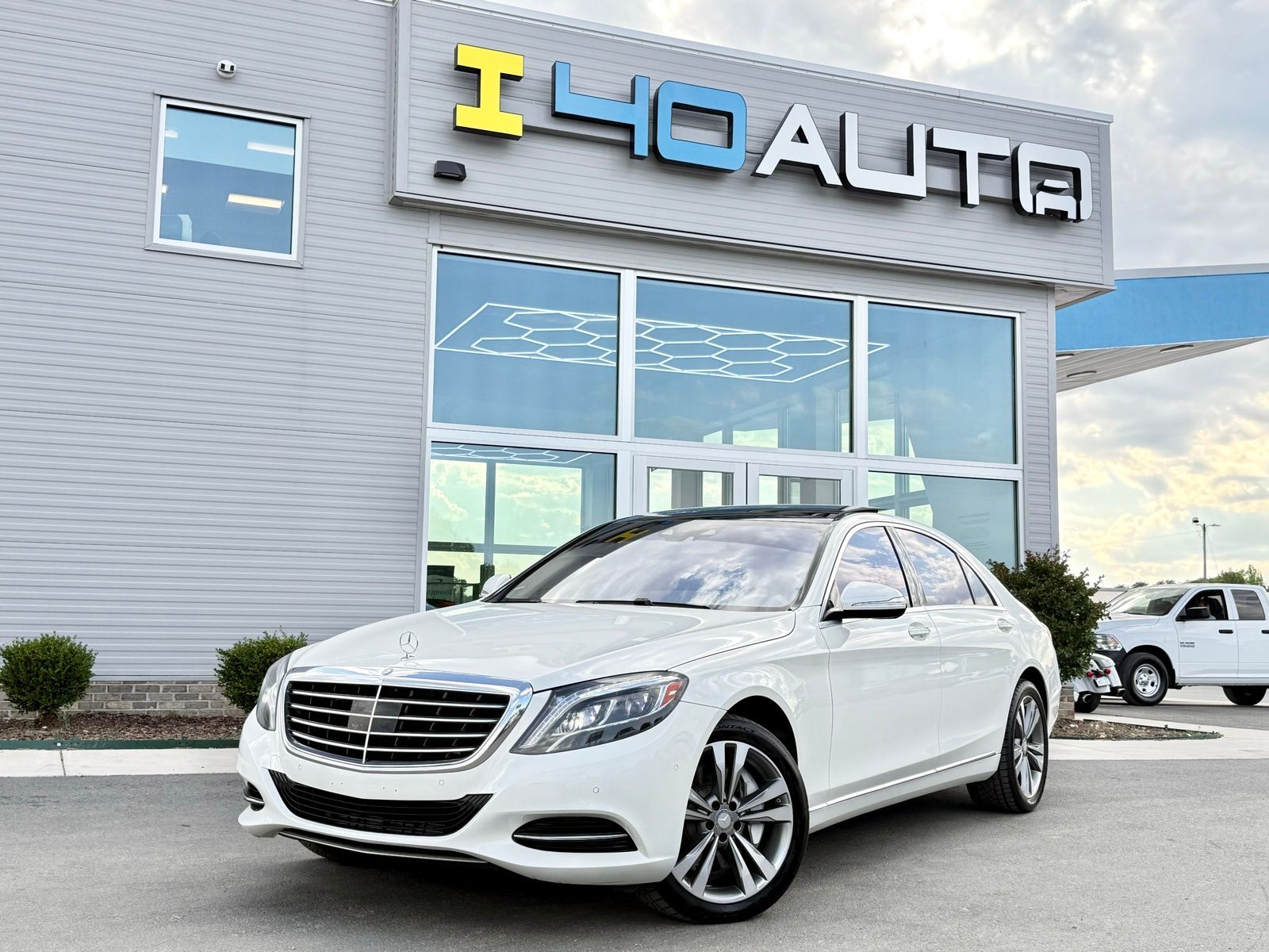 White 2015 Mercedes-Benz S-Class Sedan All-Wheel Drive 7-Speed Automatic
