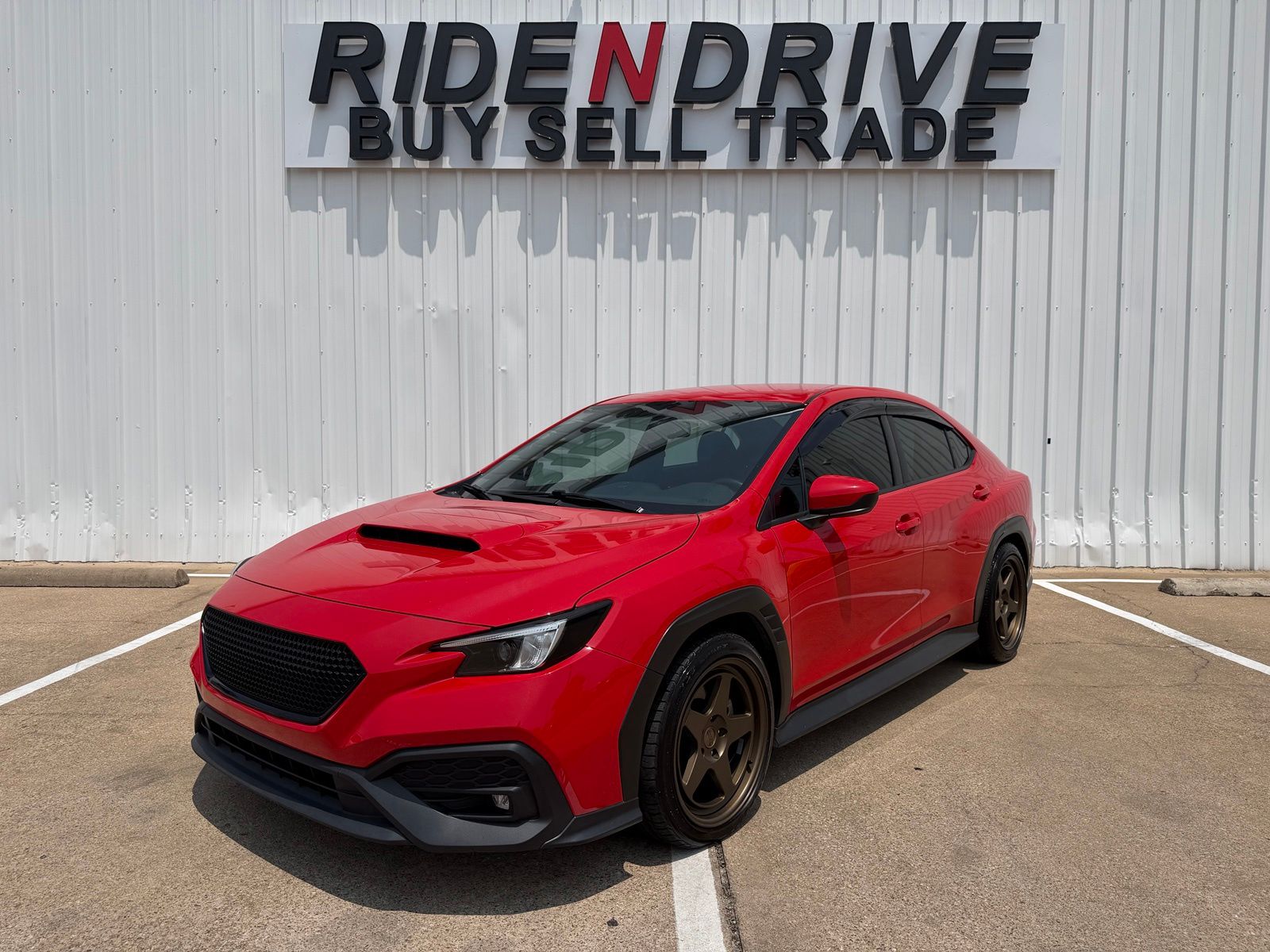 Ignition Red 2022 Subaru WRX Sedan All-Wheel Drive 6-Speed Manual