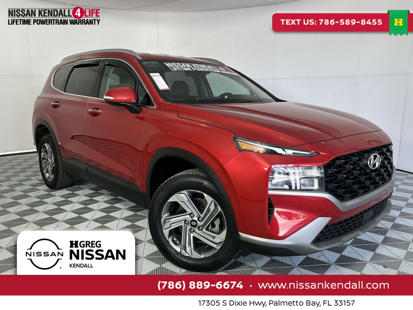 Calypso Red 2023 Hyundai Santa Fe SUV / Crossover All-Wheel Drive 8-Speed Automatic