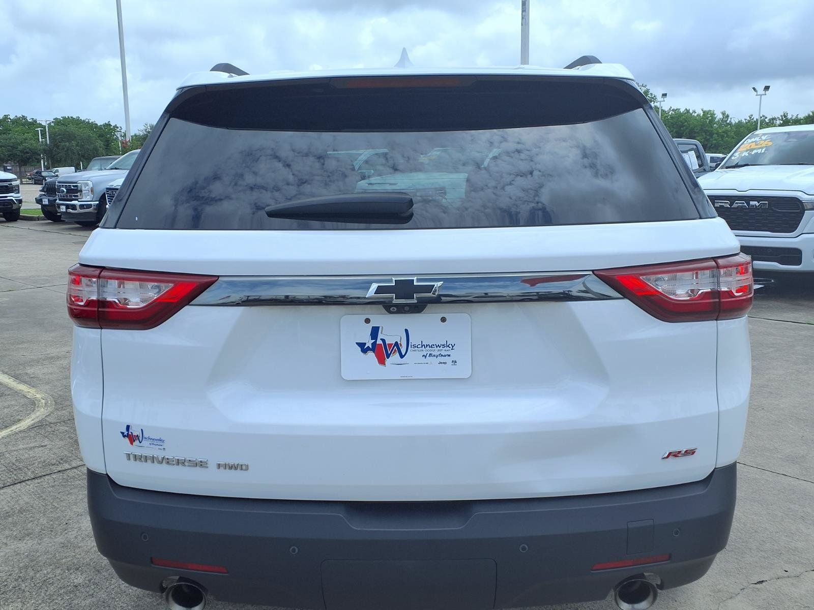 2020 Chevrolet Traverse RS White at Bayway Chrysler Dodge Jeep Ram