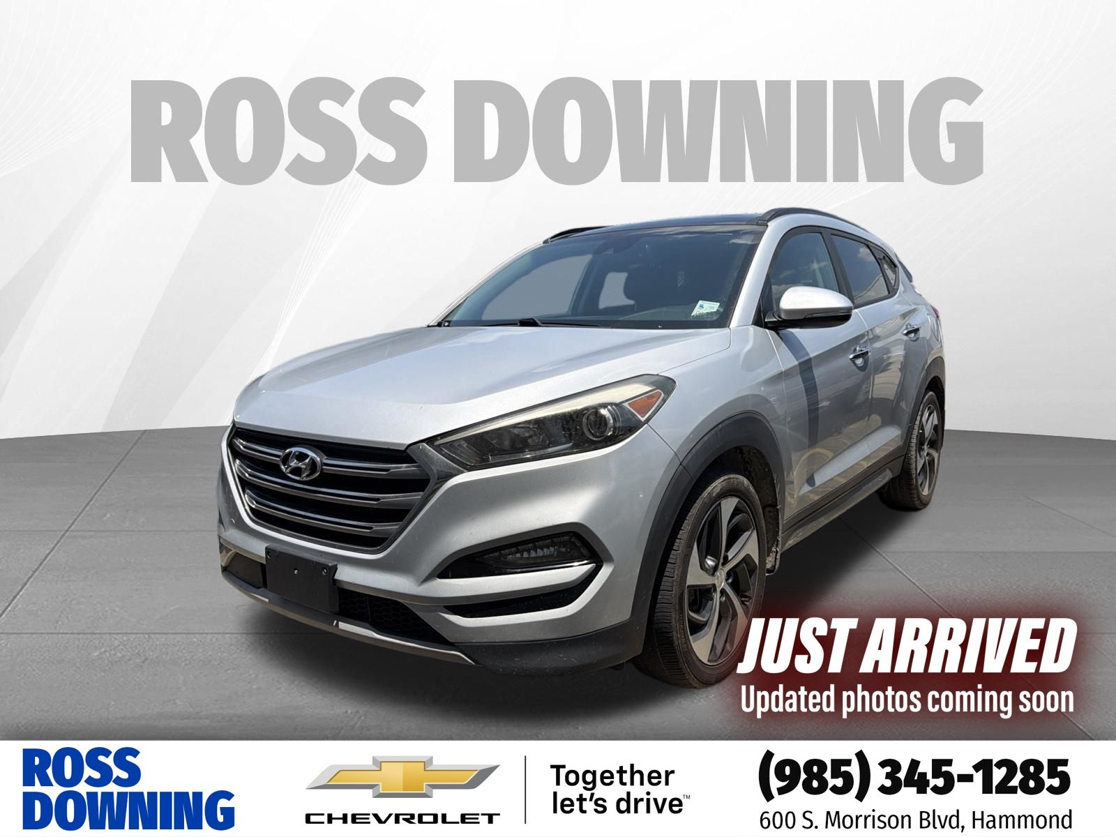 Molten Silver 2017 Hyundai Tucson SUV / Crossover All-Wheel Drive 7-Speed Automatic