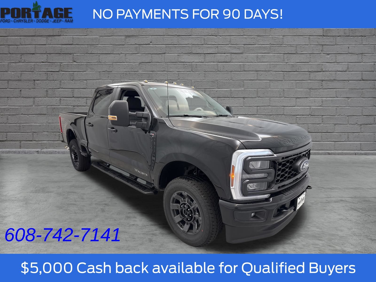 Agate Black Metallic 2026 Ford F-250 Super Duty Pickup Truck Four-Wheel Drive Automatic