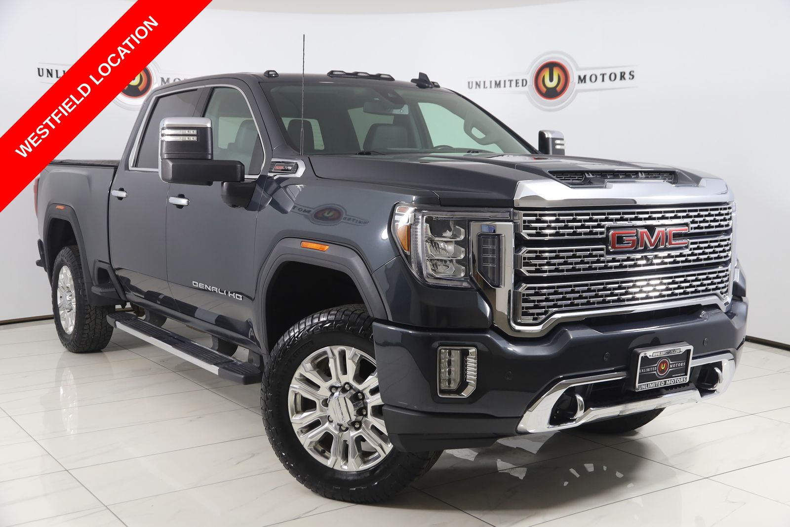 Hunter Metallic 2022 GMC Sierra 2500HD Pickup Truck Four-Wheel Drive 6-Speed Automatic