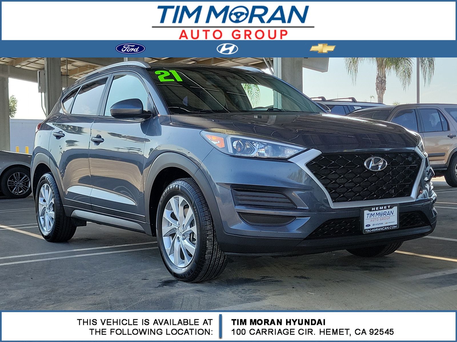 Gray (Magnetic Force) 2021 Hyundai Tucson SUV / Crossover Front-Wheel Drive 6-Speed Automatic
