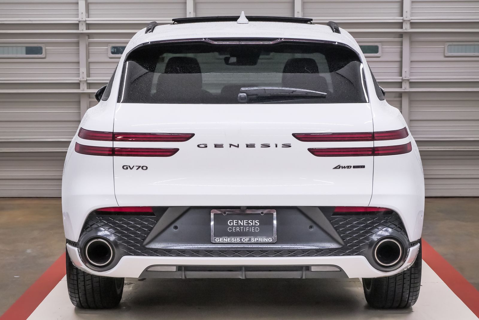 2022 Genesis GV70 3.5T Sport White at Emmons Autoplex