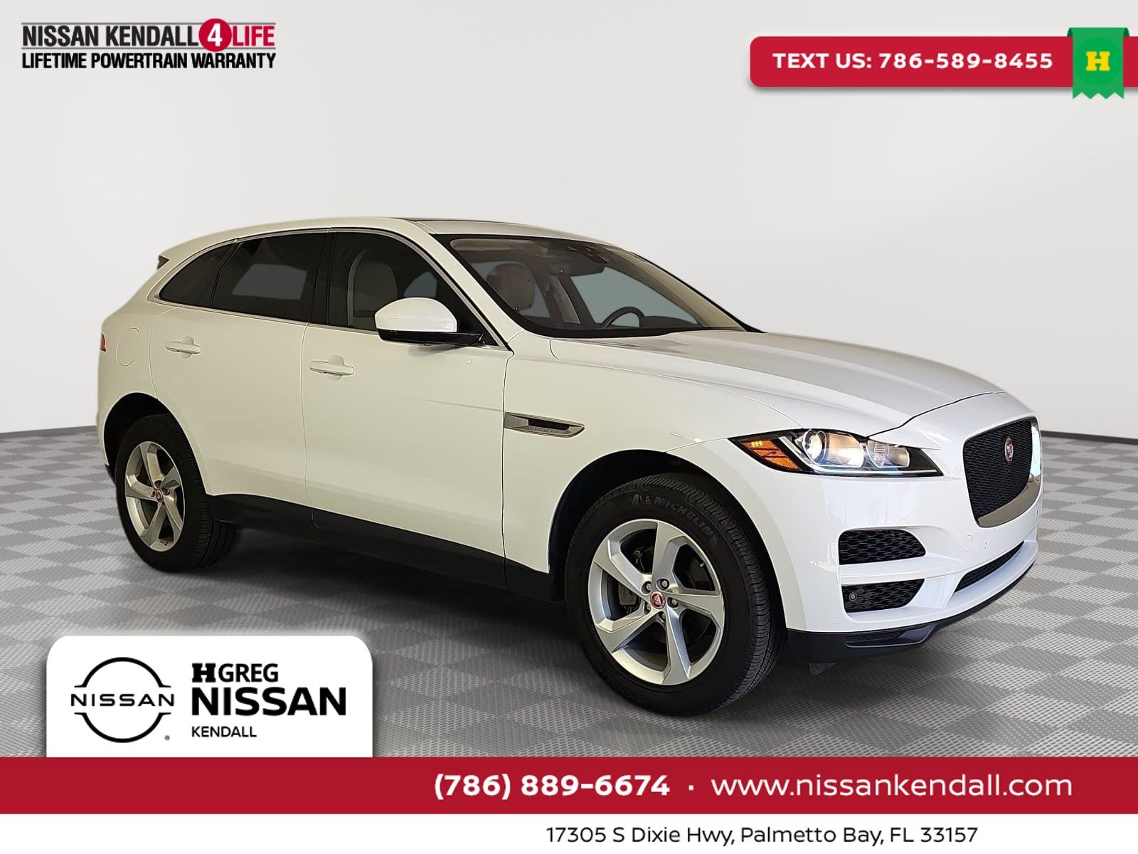 White 2020 Jaguar F-PACE SUV / Crossover All-Wheel Drive 8-Speed Automatic