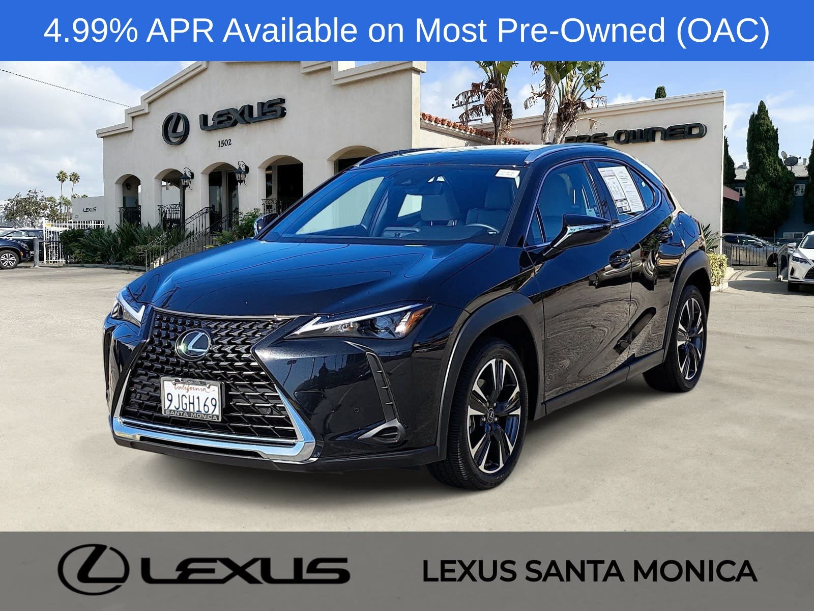 Black (Caviar) 2024 Lexus UX Hybrid SUV / Crossover Front-Wheel Drive Continuously Variable Transmission