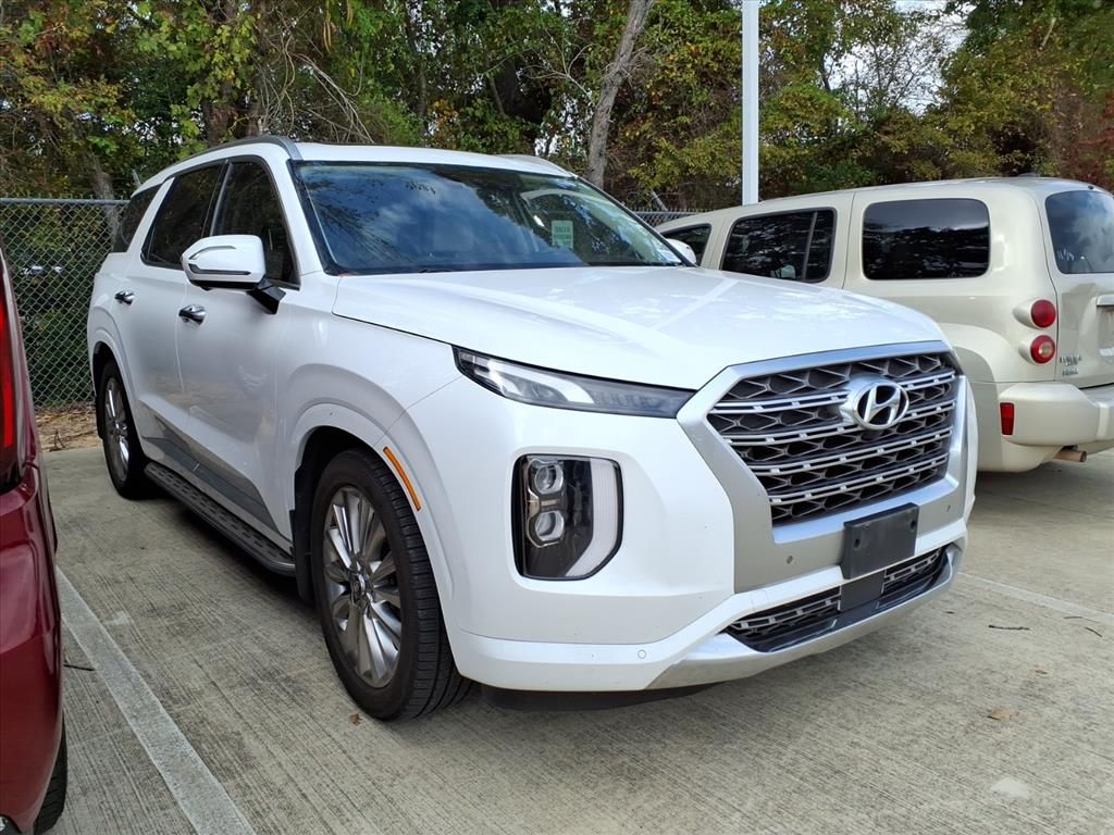 2020 Hyundai Palisade Limited White at North Houston Mitsubishi