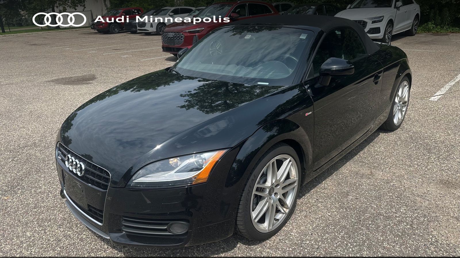 Brilliant Black/Black Roof 2008 Audi TT Convertible All-Wheel Drive 6-Speed Automatic