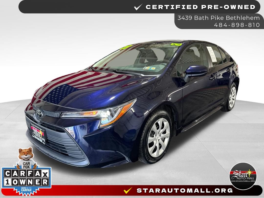 Blueprint 2023 Toyota Corolla Sedan Front-Wheel Drive Continuously Variable Transmission