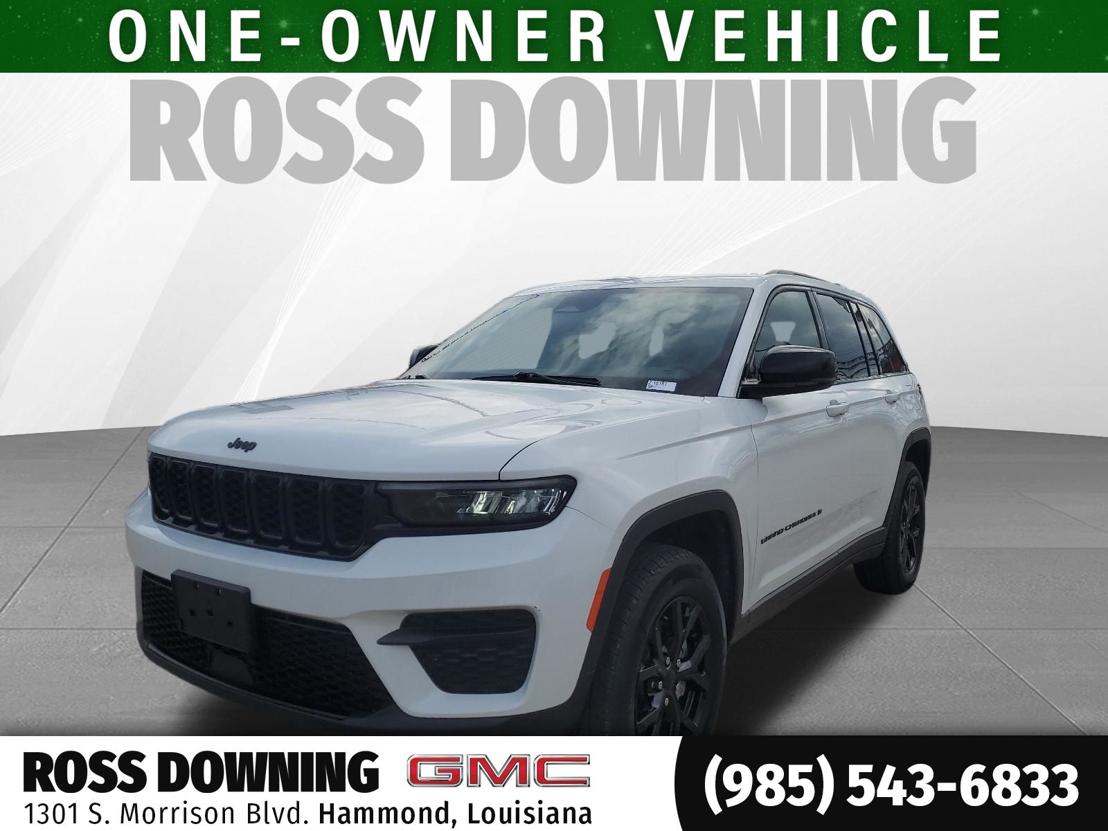 2025 Jeep Grand Cherokee Altitude White/off-white at Ross Downing Chevrolet