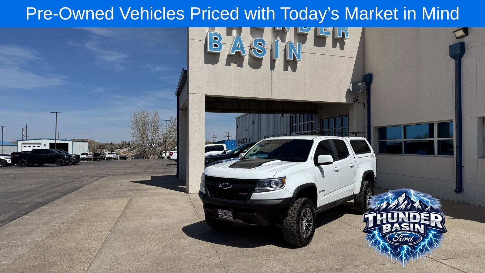Summit White 2019 Chevrolet Colorado ZR2 Crew Cab 4WD Pickup Truck Four-Wheel Drive 8-Speed Automatic
