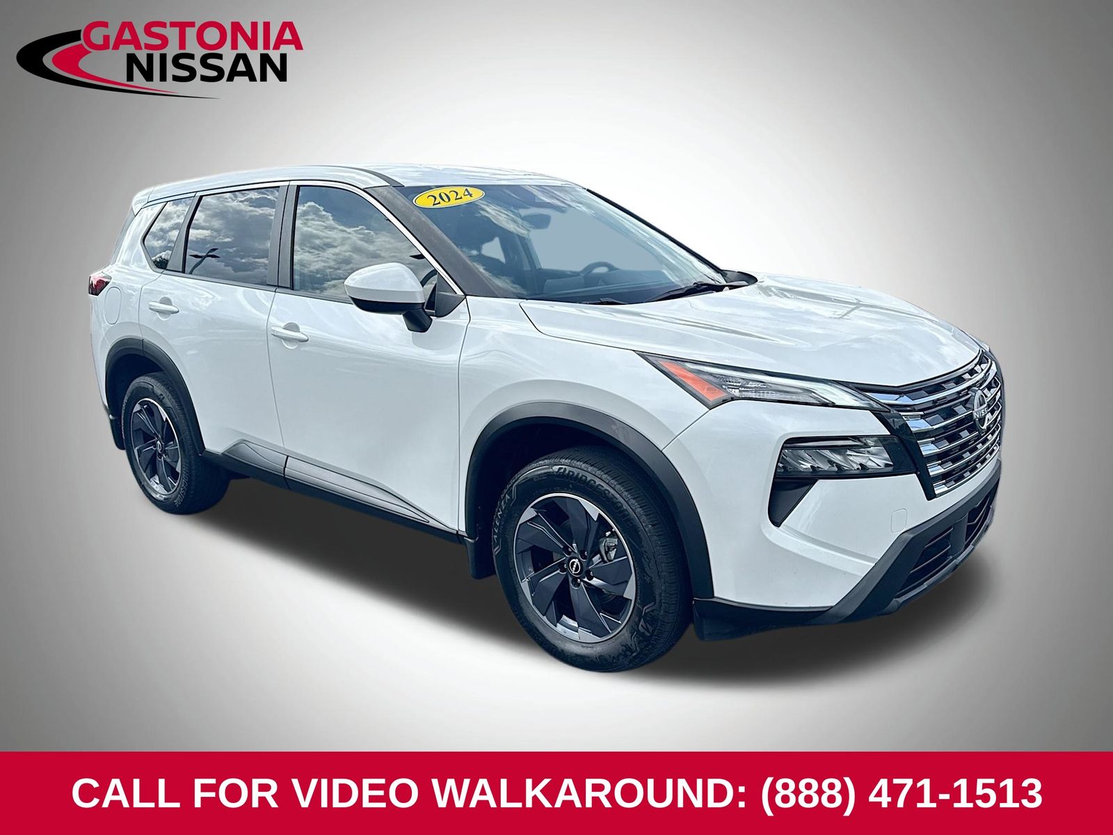 Everest White Pearl 2024 Nissan Rogue SUV / Crossover All-Wheel Drive Continuously Variable Transmission