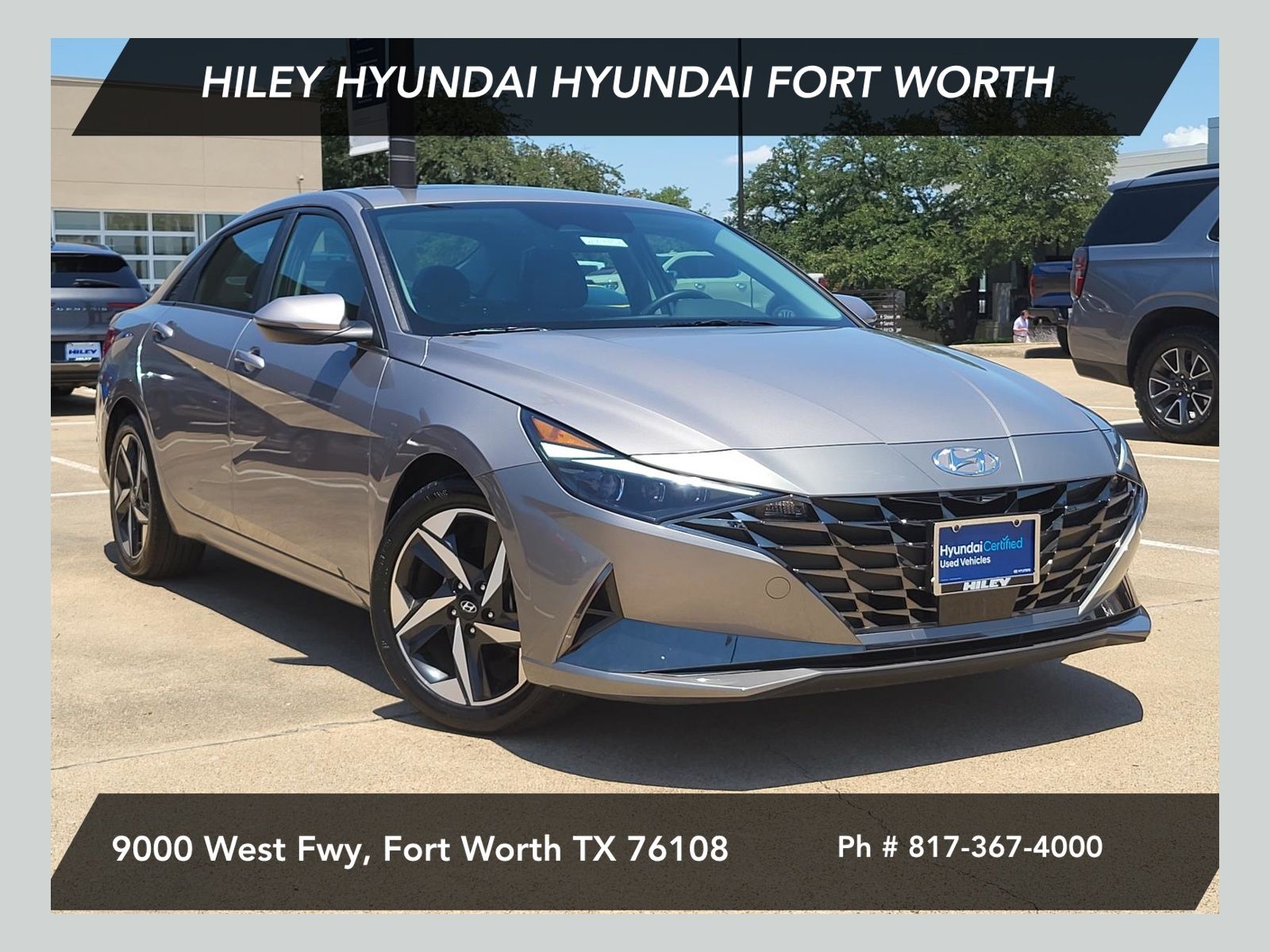 Fluid Metal 2023 Hyundai Elantra Sedan Front-Wheel Drive Continuously Variable Transmission