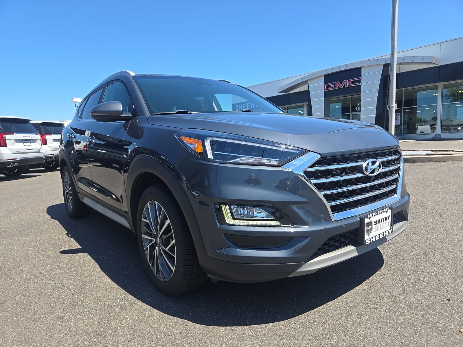 Dusk Blue 2021 Hyundai Tucson Limited AWD SUV / Crossover All-Wheel Drive 6-Speed Automatic