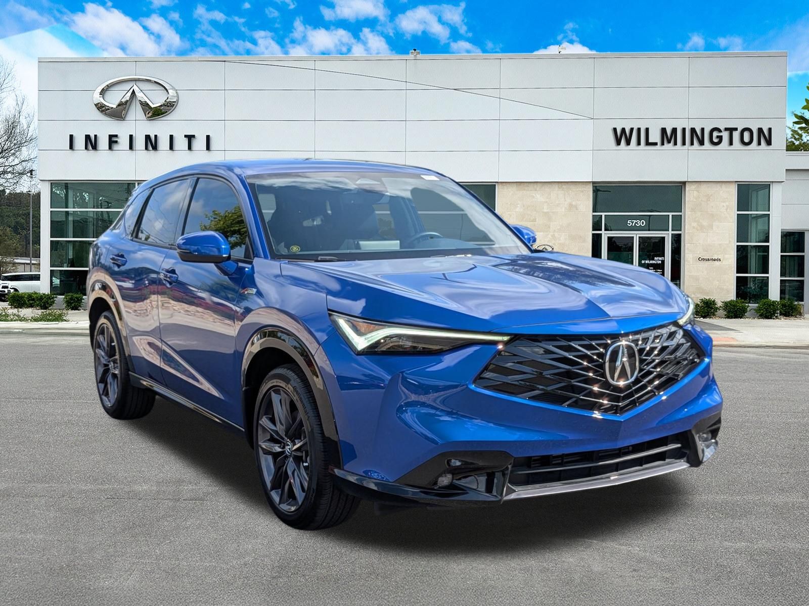 Adriatic Blue Sea Metallic 2025 Acura ADX FWD with A-SPEC Package SUV / Crossover Front-Wheel Drive Continuously Variable Transmission