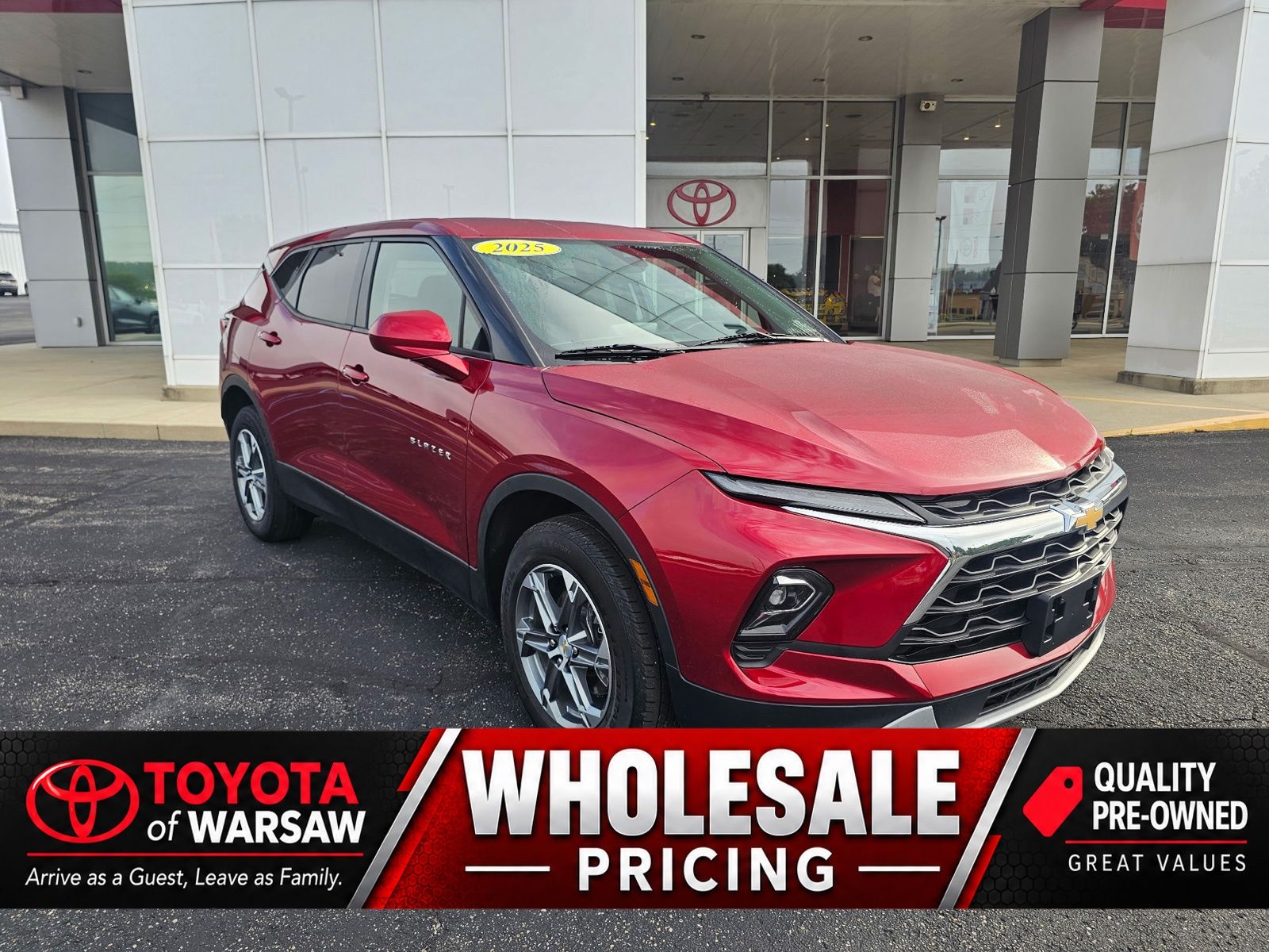 Radiant Red Tintcoat 2025 Chevrolet Blazer SUV / Crossover All-Wheel Drive 9-Speed Automatic Overdrive