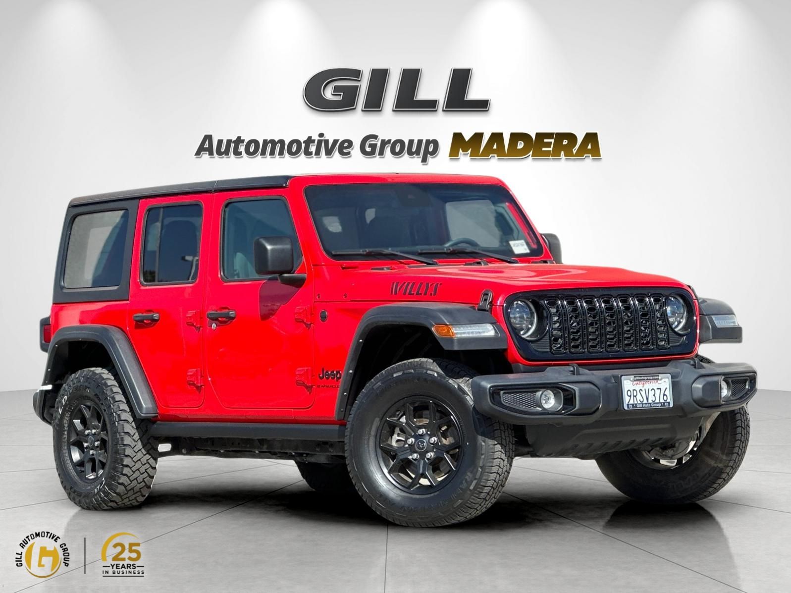 Firecracker Red Clearcoat 2025 Jeep Wrangler SUV / Crossover Four-Wheel Drive 8-Speed Automatic