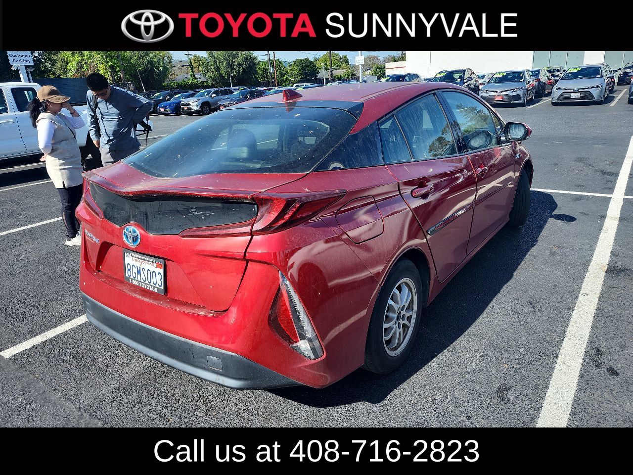 Certified 2018 Toyota Prius Prime Premium with VIN JTDKARFP8J3096054 for sale in Sunnyvale, CA