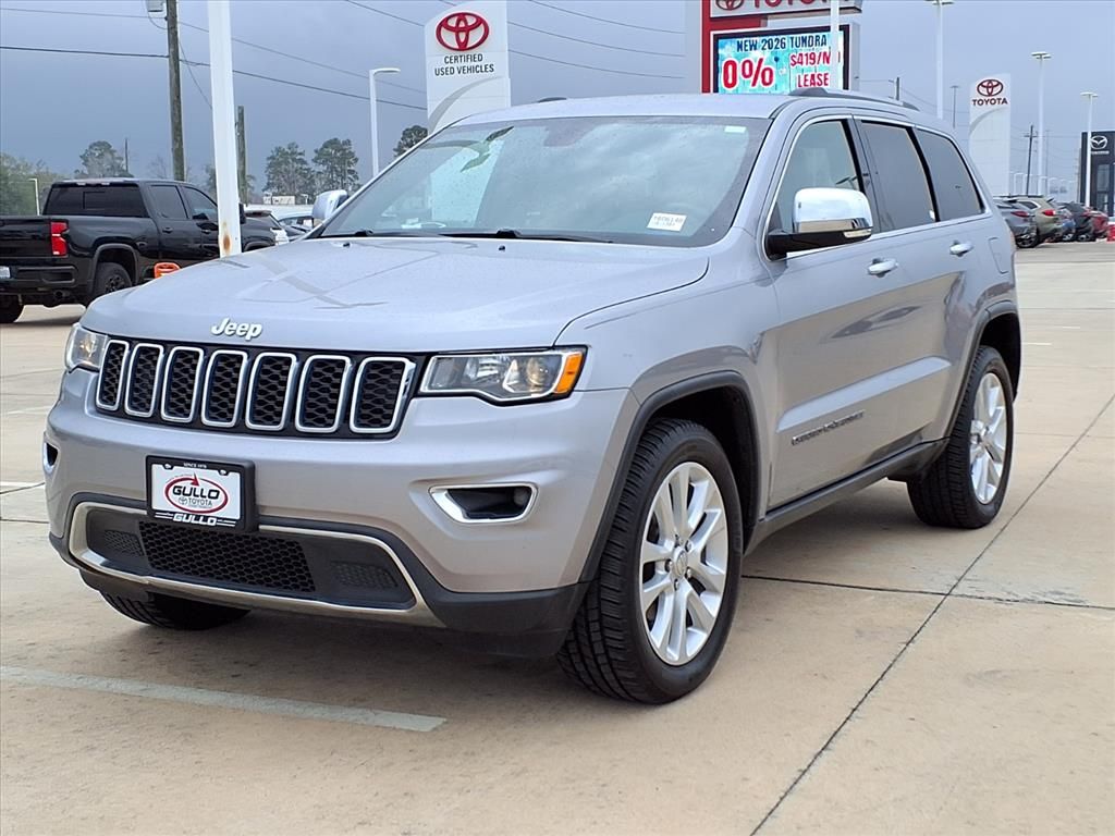 2017 Jeep Grand Cherokee Limited Silver at Shottenkirk Kia Fort Bend