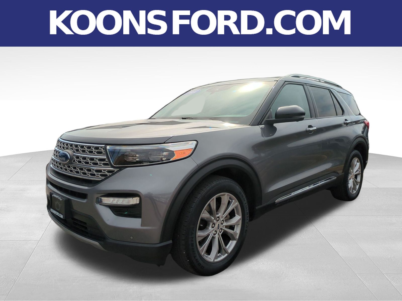 Gray Metallic 2022 Ford Explorer Limited AWD SUV / Crossover All-Wheel Drive Automatic