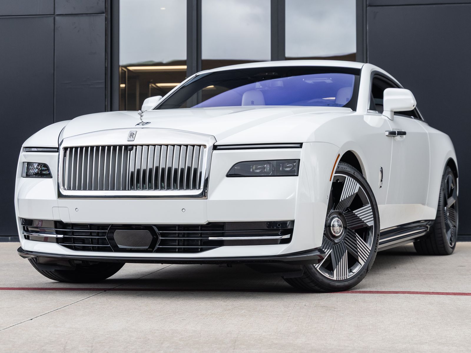 English White 2026 Rolls-Royce Spectre AWD Coupe All-Wheel Drive 1-Speed Automatic