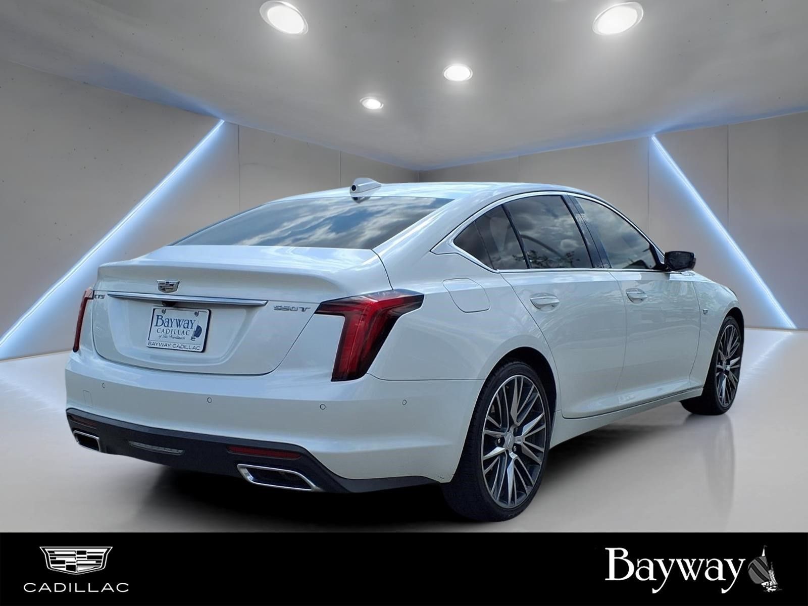 2023 Cadillac CT5 Premium Luxury White at Classic Chevrolet Galveston