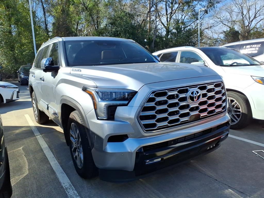 2025 Toyota Sequoia 1794 Edition Silver at Classic Toyota Galveston