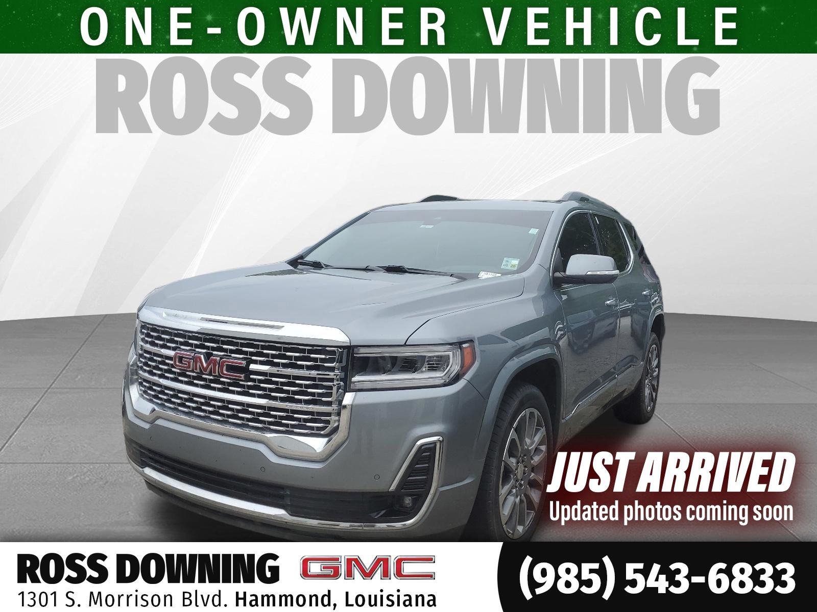 2023 GMC Acadia Denali Silver at Ross Downing Buick GMC