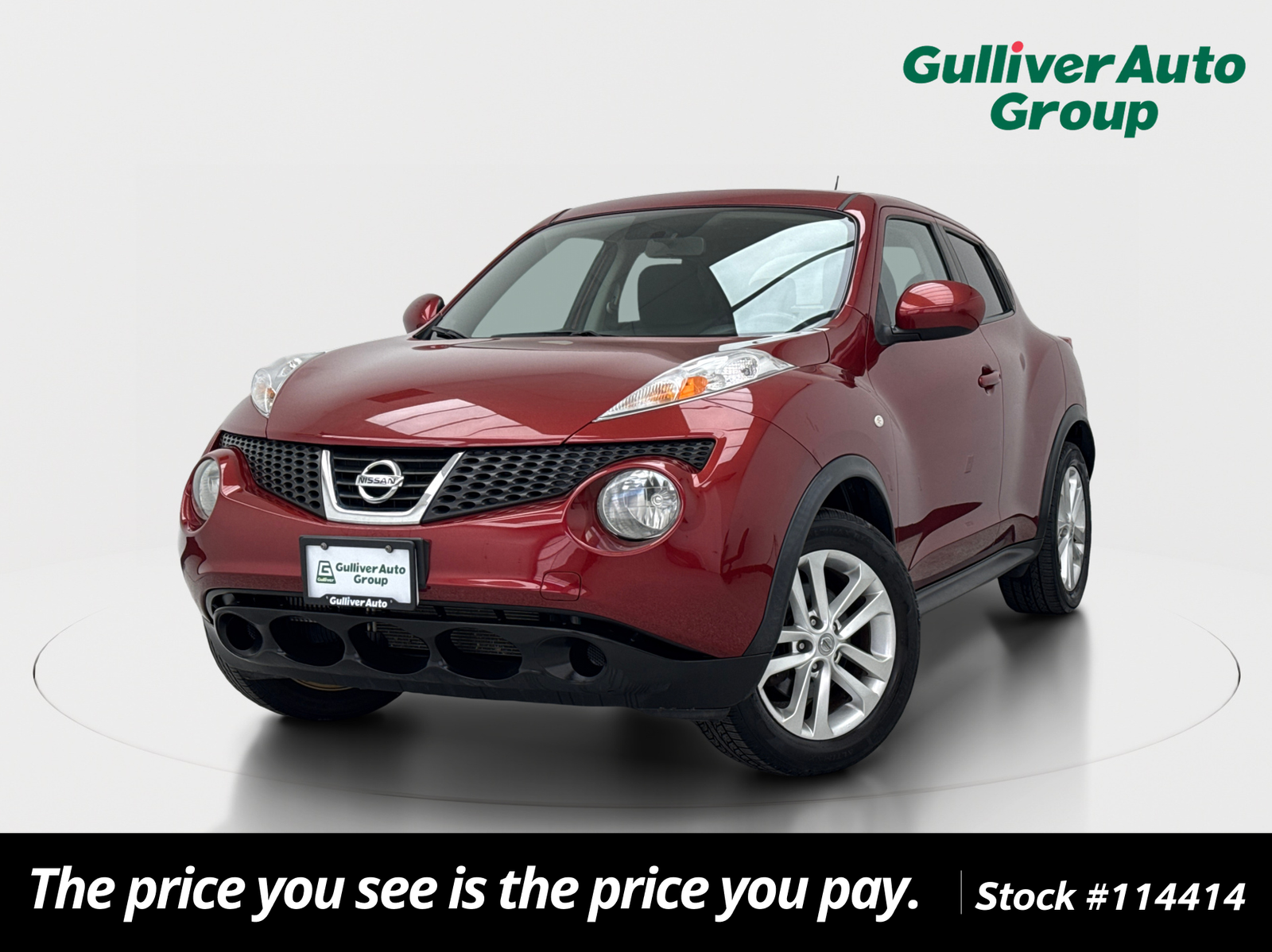 Cayenne Red Metallic 2012 Nissan Juke SV AWD SUV / Crossover All-Wheel Drive Continuously Variable Transmission
