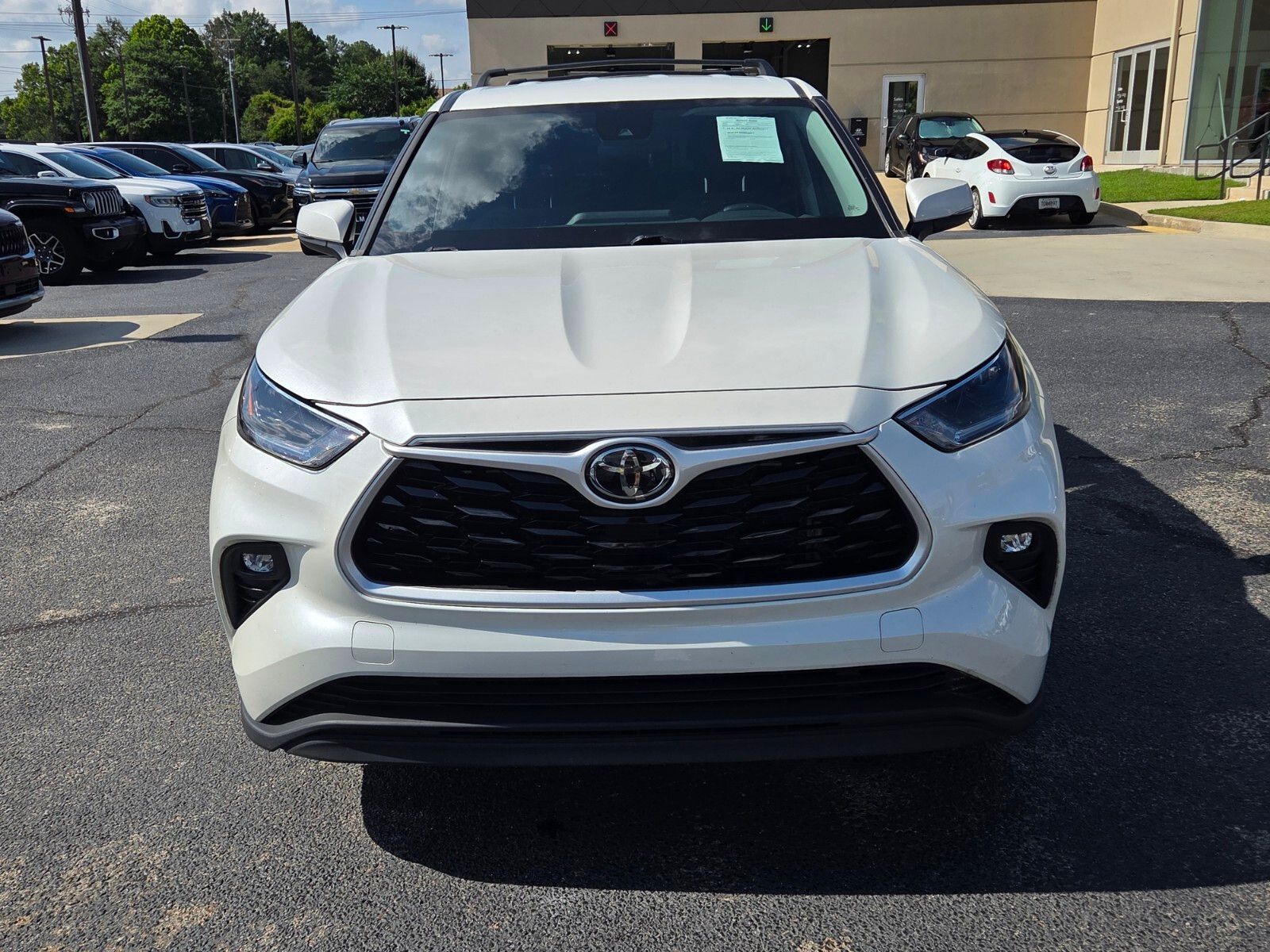 Used 2021 White Toyota LE image 2