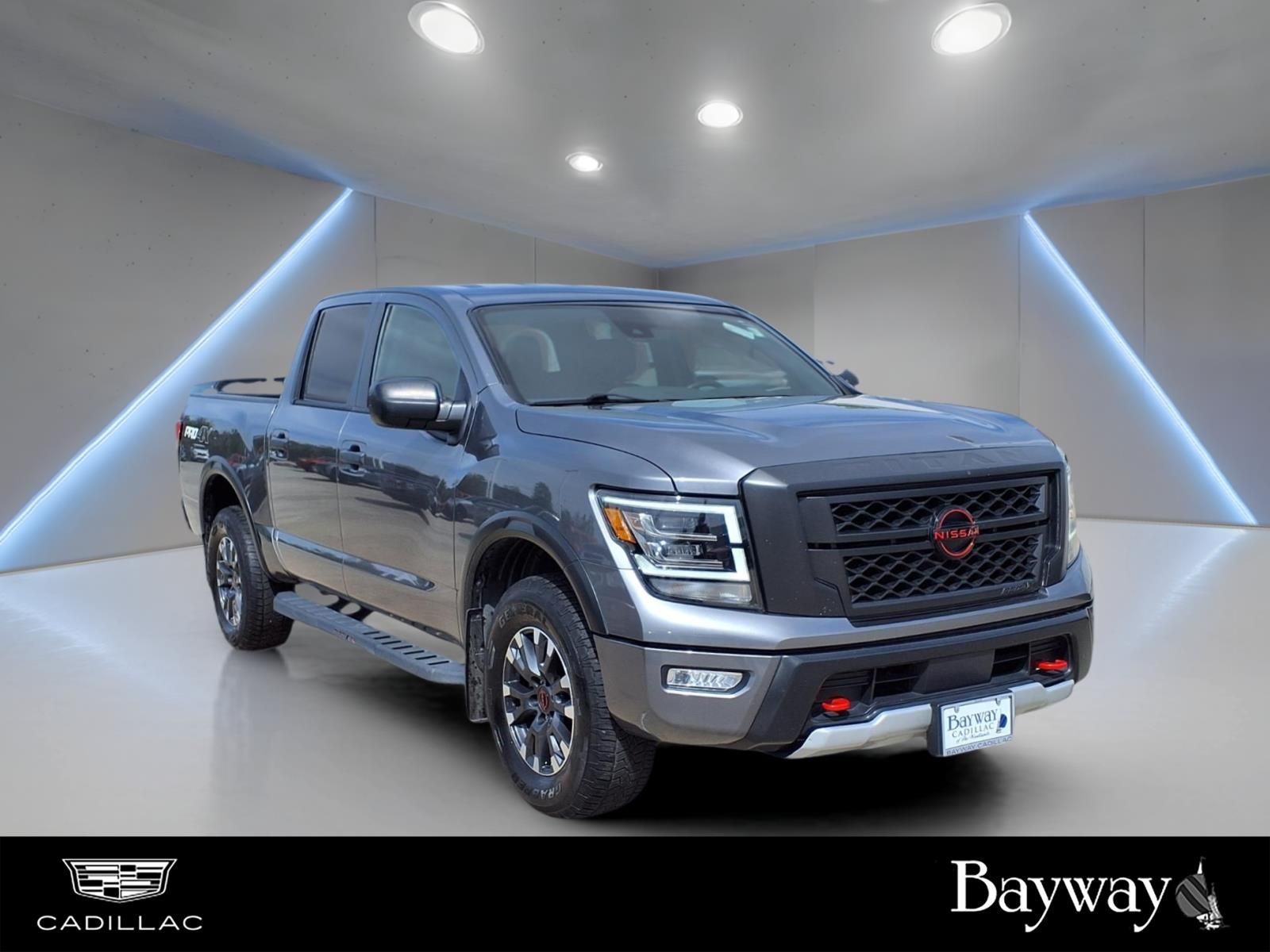2023 Nissan Titan PRO-4X Gray at Bayshore Chrysler Jeep Dodge Ram