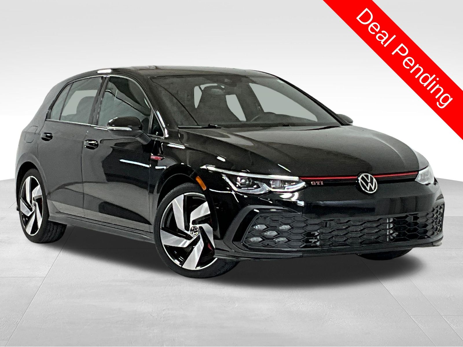 Deep Black Pearl 2024 Volkswagen Golf GTI Hatchback Front-Wheel Drive 7-Speed Dual Clutch