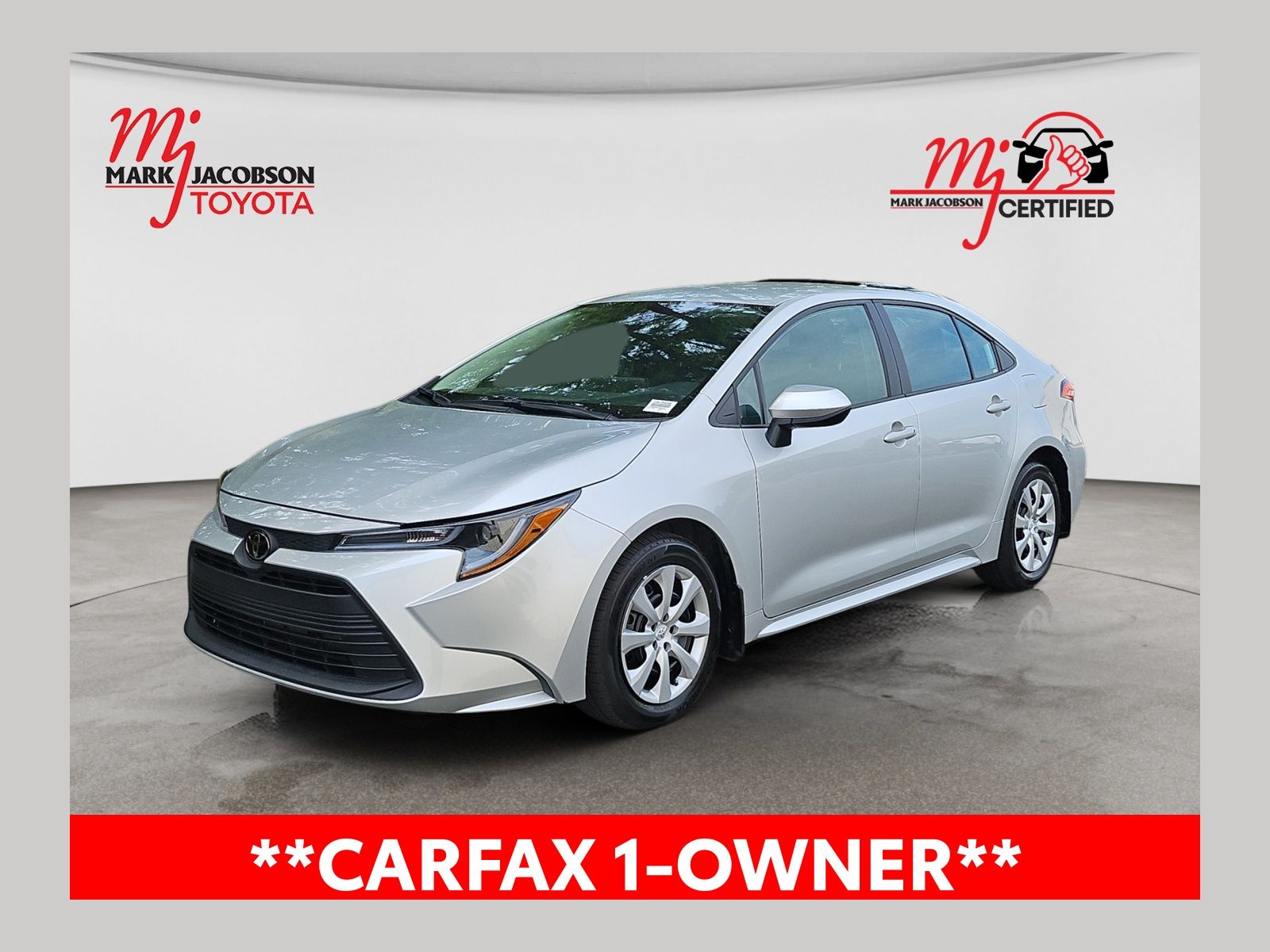 Classic Silver Metallic 2025 Toyota Corolla Sedan Front-Wheel Drive Continuously Variable Transmission