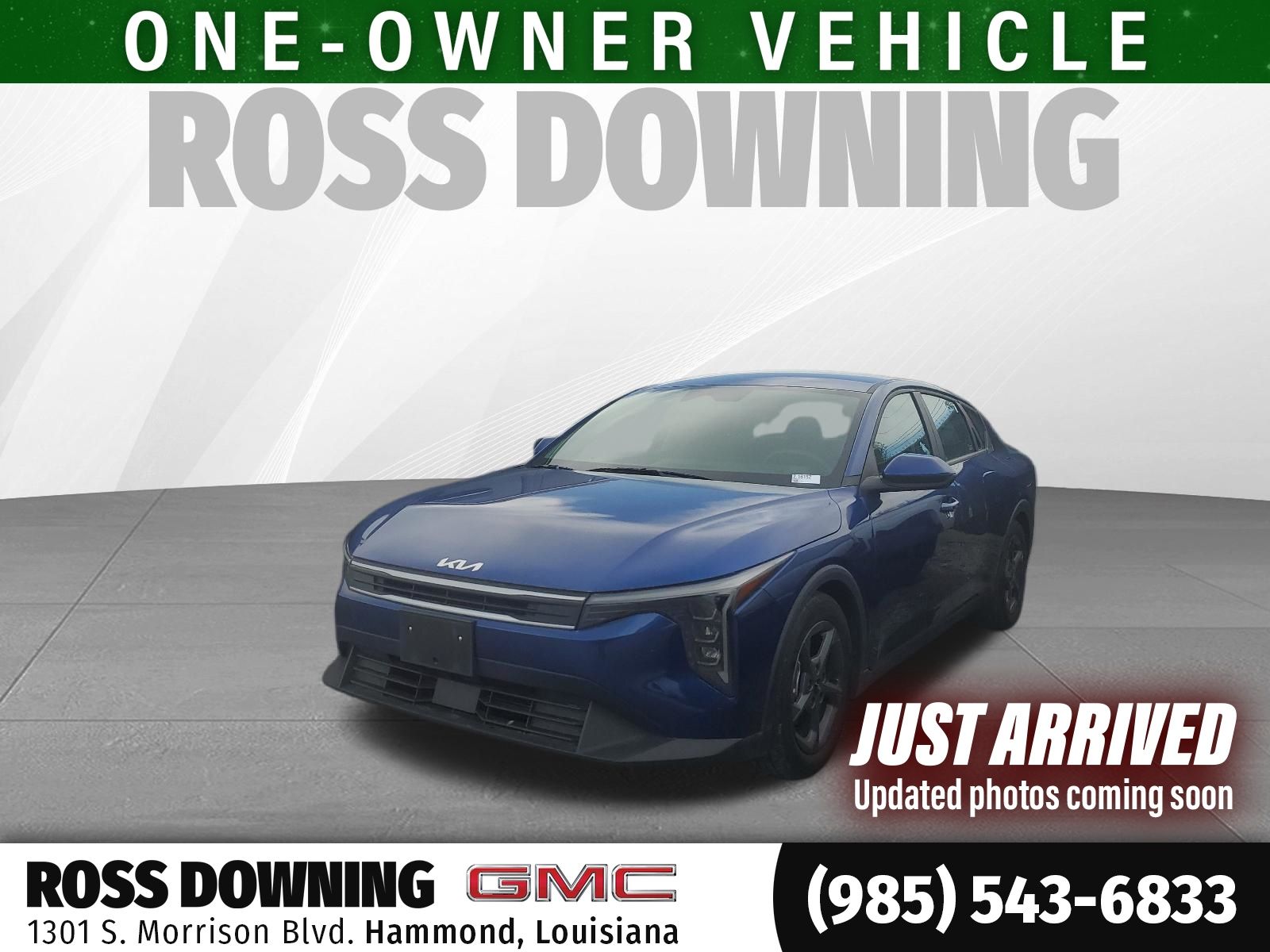 Deep Sea Blue 2025 Kia K4 LXS FWD Sedan Front-Wheel Drive Continuously Variable Transmission