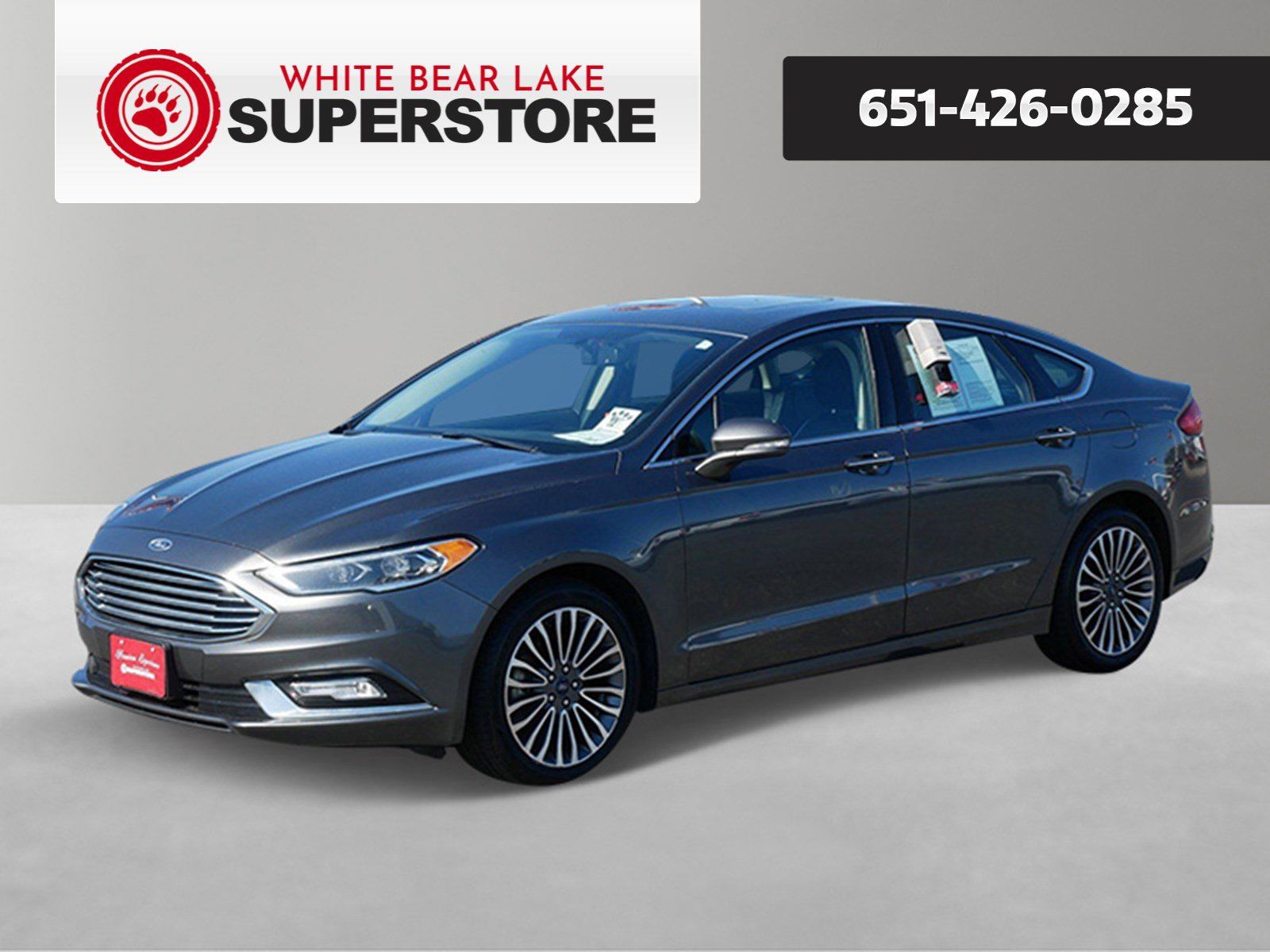 2017 Ford Fusion SE AWD Gris (Magnetic) Sedán Tracción en las cuatro ruedas 6 velocidades Automática