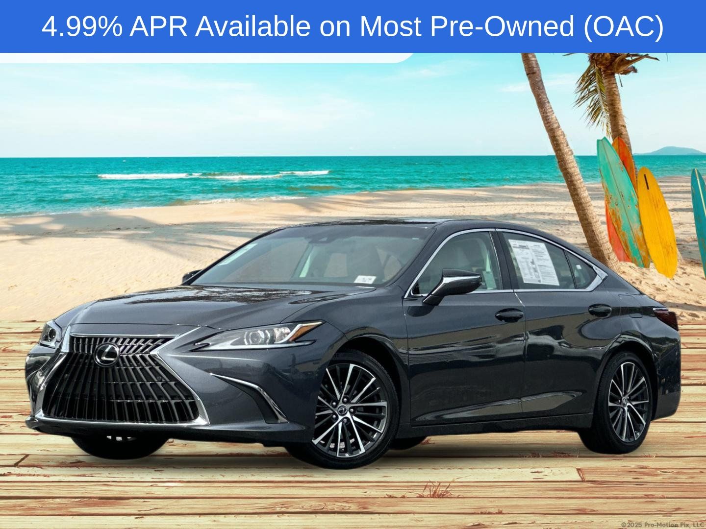 Cloudburst Gray 2025 Lexus ES 350 FWD Sedan Front-Wheel Drive 8-Speed Automatic