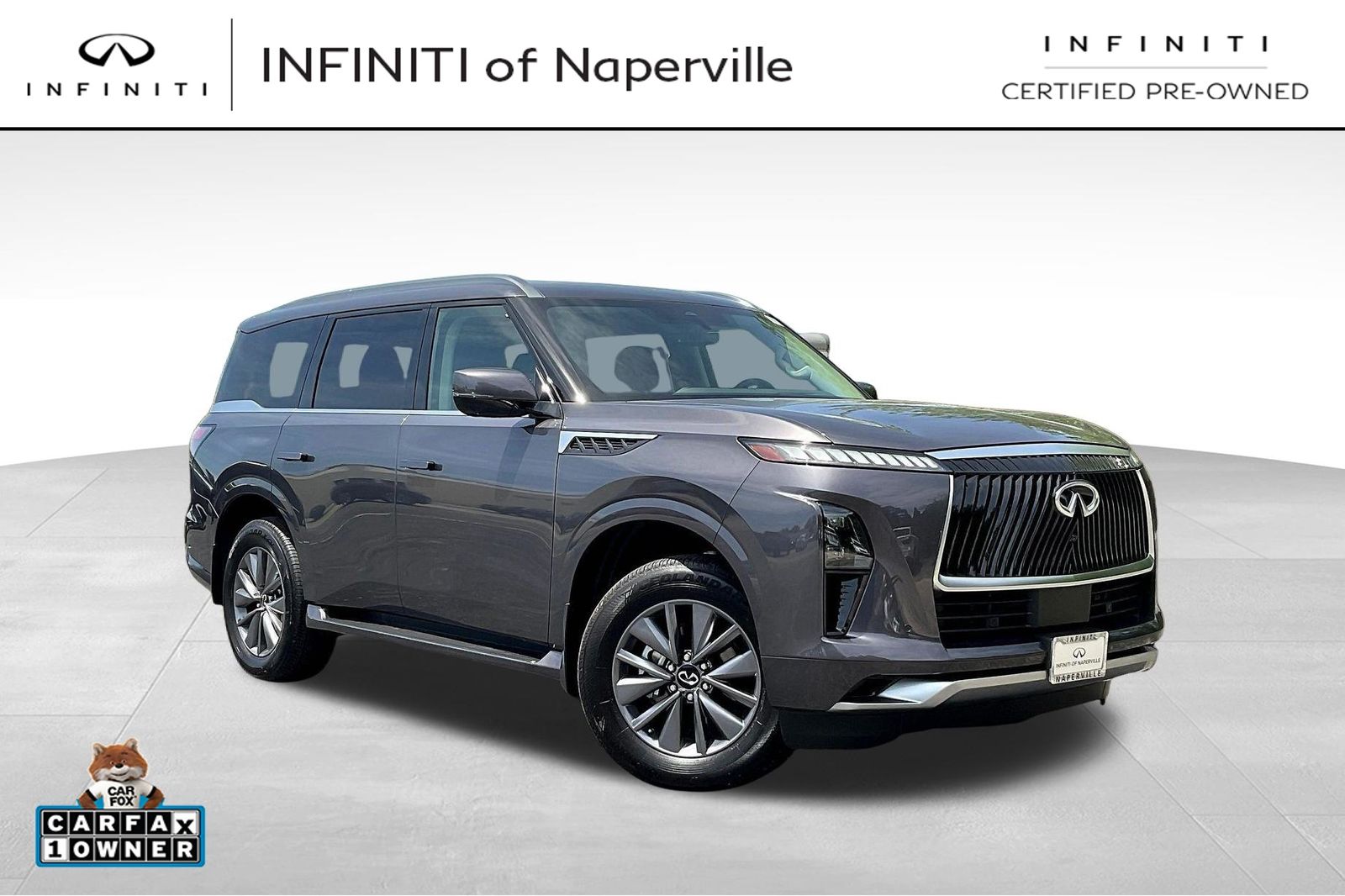 Anthracite Gray 2025 INFINITI QX80 Pure 4WD SUV / Crossover All-Wheel Drive 9-Speed Automatic