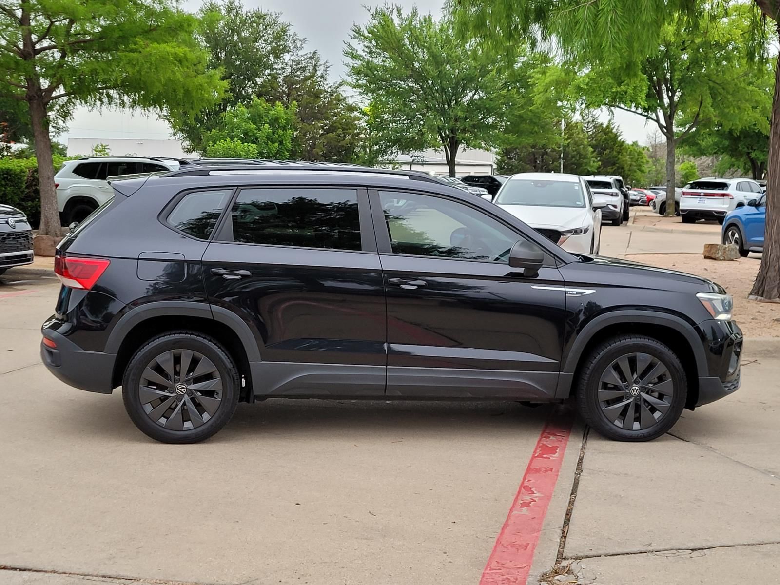 used 2022 Volkswagen Taos car, priced at $15,500